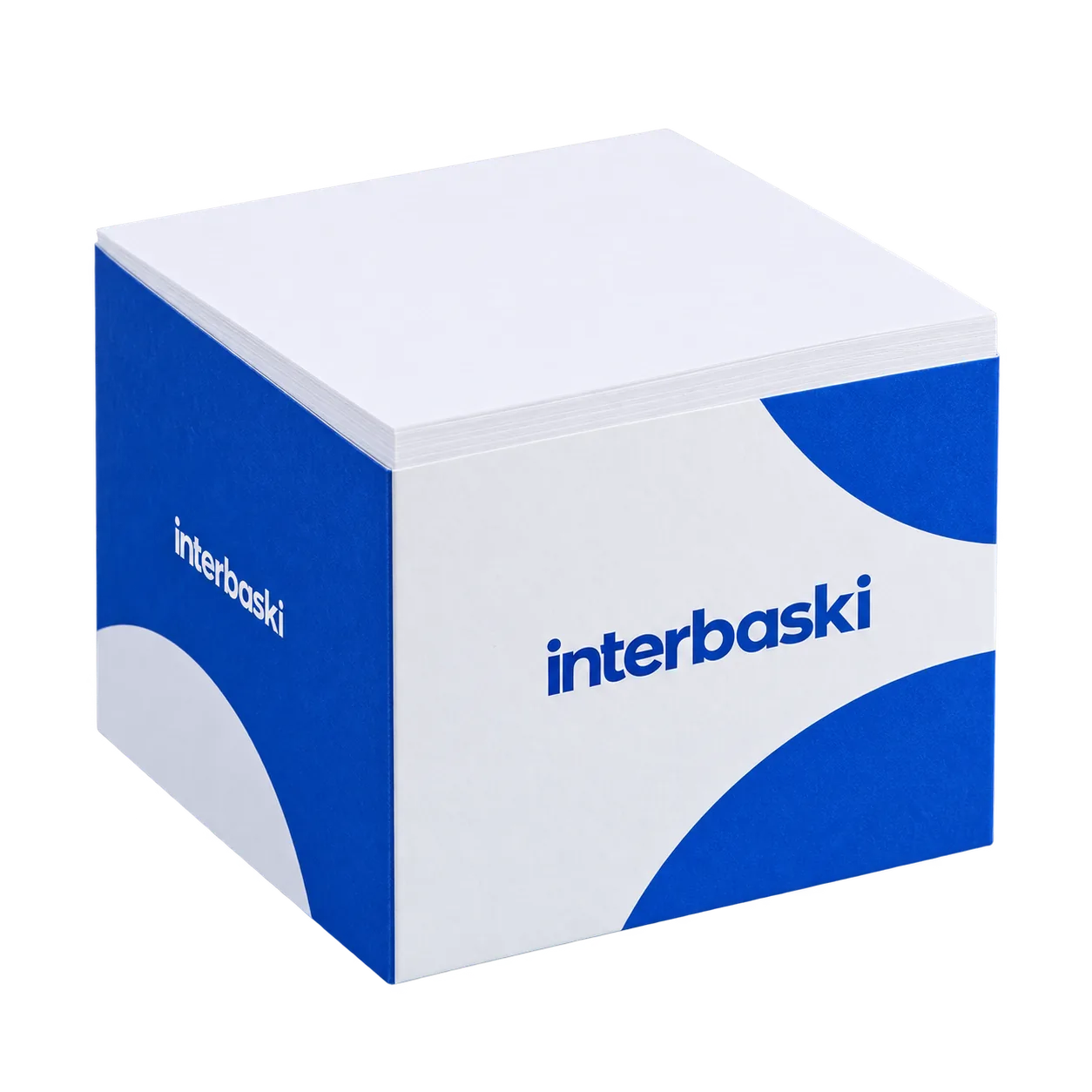 Interbaskı Küp Bloknot mockup