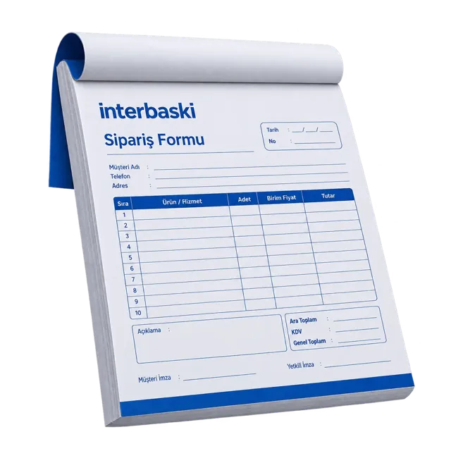 Interbaskı Sipariş Formu