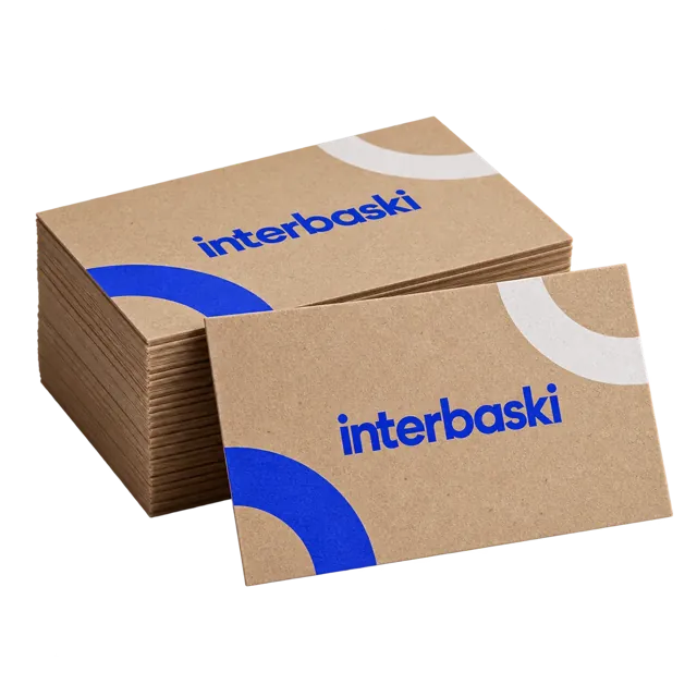 Interbaskı Kraft Kartvizit